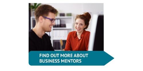 simple button find out about business mentors